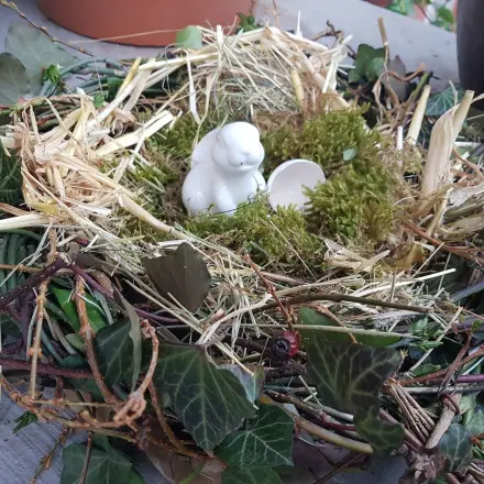 Deko-Osternest basteln