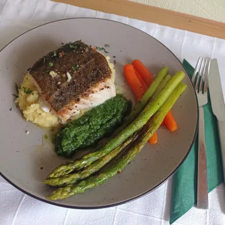 Kabeljau mit Spargel