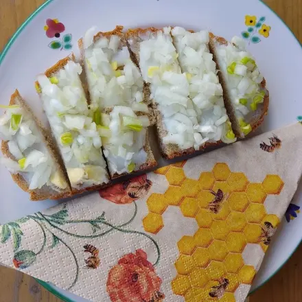 Schmalzbrot mit Zwiebeln