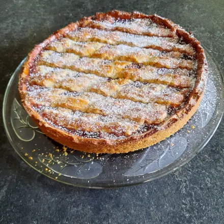 Linzer Torte mit Johannisbeergelee