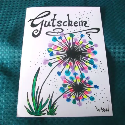 DIY Gutscheinkarte basteln