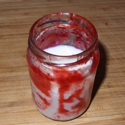 Marmeladenreste für Milchshakes