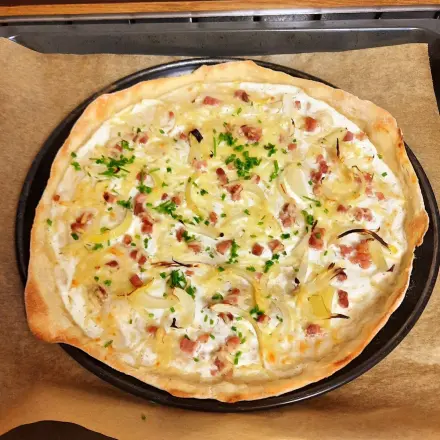 Elsässer Flammkuchen selber machen