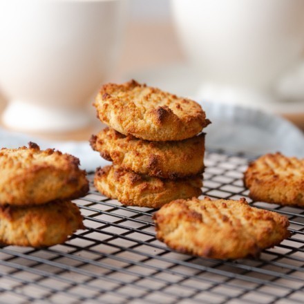 Zwei-Zutaten-Kekse ohne Zucker – vegan & glutenfrei