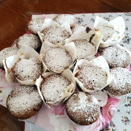 Prager-Schokoladen-Nussmuffins