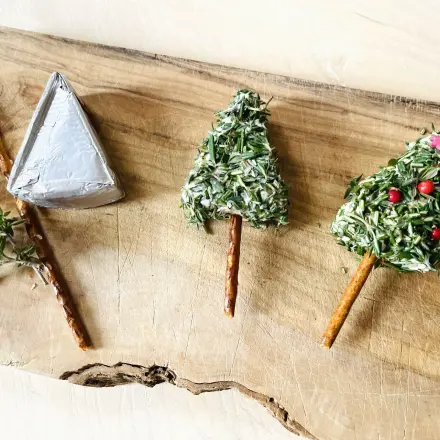 Käsebäumchen – weihnachtlicher Snack