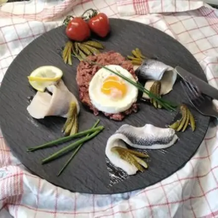 Labskaus mit Corned Beef
