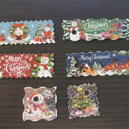 Geschenkanhänger für Weihnachten basteln