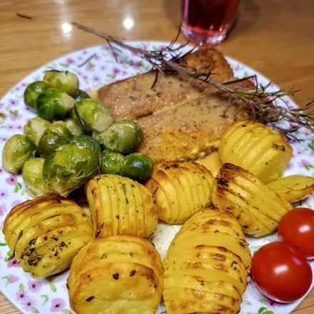 Fächerkartoffeln mit Rosmarin – superleckere Beilage