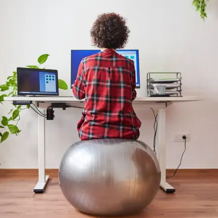Sitzball rollt weg? So nicht mehr!