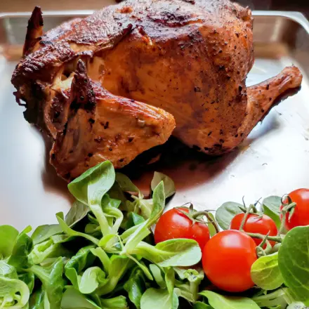 Knuspriges Hähnchen aus dem Backofen