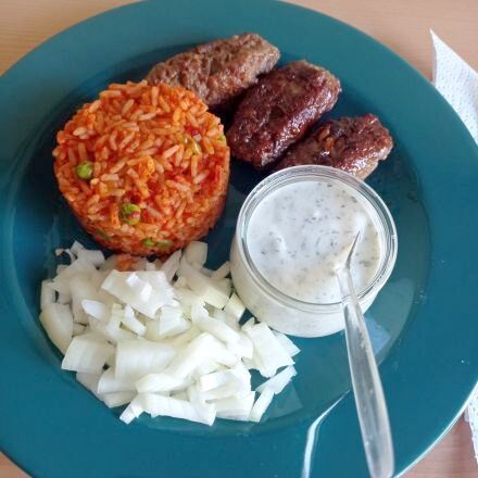 Cevapcici selber machen mit Djuvec-Reis