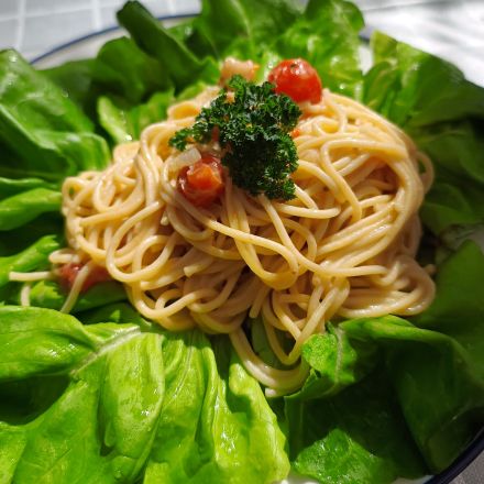 Spaghetti mit Käsesoße - einfach & schnell