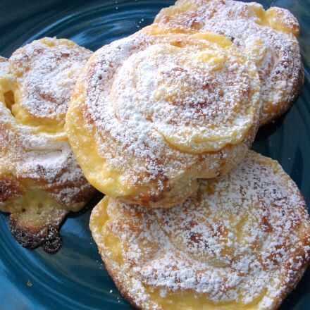 Puddingschnecken mit Blätterteig