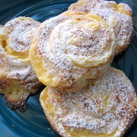 Puddingschnecken mit Blätterteig