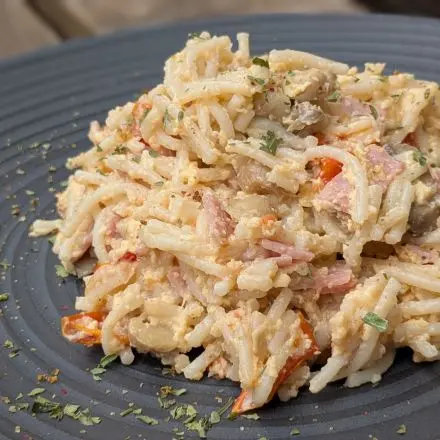 Falsche Spaghetti Carbonara