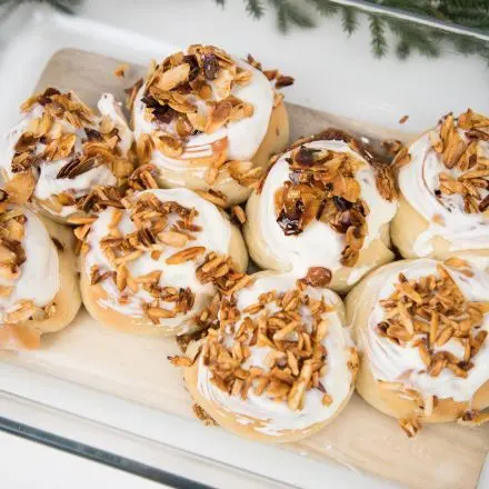 Zimtschnecken mit Frischkäse-Frosting