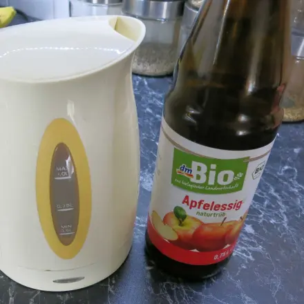 Kalkflecken in Wasserkocher