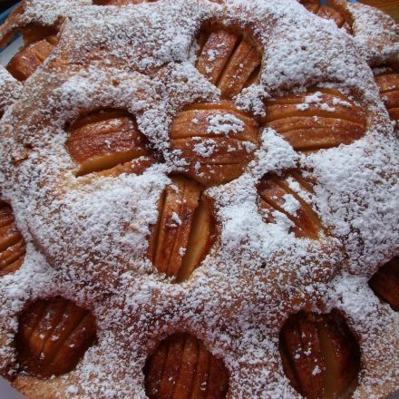 Versunkener Apfelkuchen nach Mamas Rezept