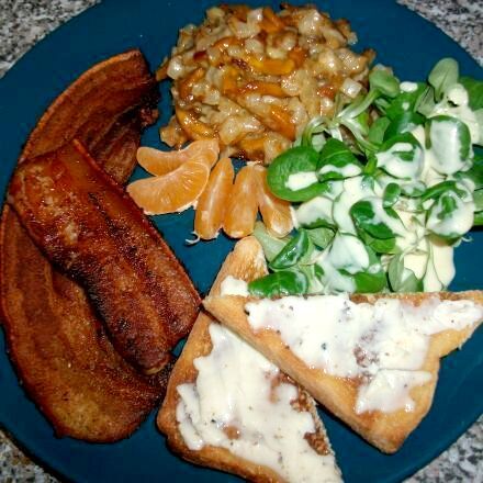 Schweinebauch mit Fenchelgemüse