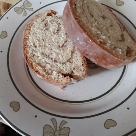 Zimtrolle aus Quark-Öl-Teig