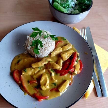 Puten-Curry aus der Pfanne