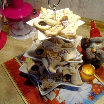 Butterplätzchen mit Glasur