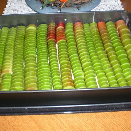 Rhabarberkuchen mit Sulfdecke