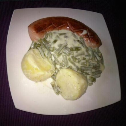 Fisolen nach Wiener Art - Rahmfisolen