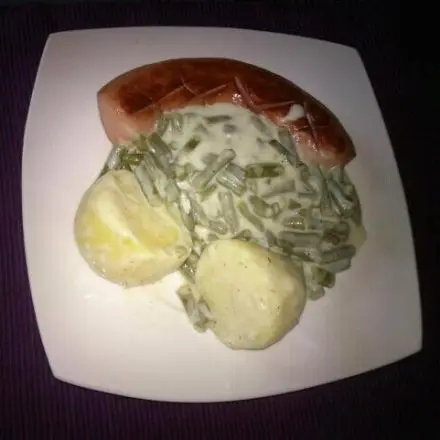 Fisolen nach Wiener Art - Rahmfisolen