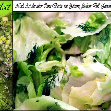 Eisbergsalat nach Art der Oma Berta