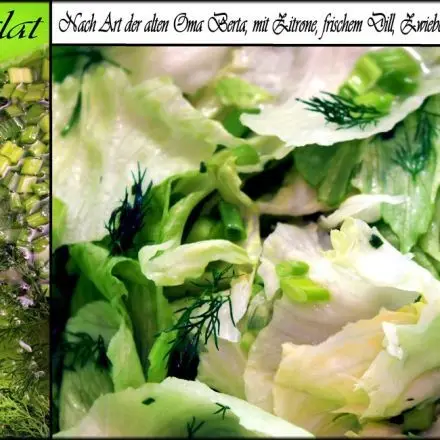 Eisbergsalat nach Art der Oma Berta