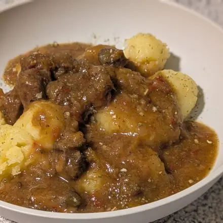 Rindergulasch aus dem Multikocher