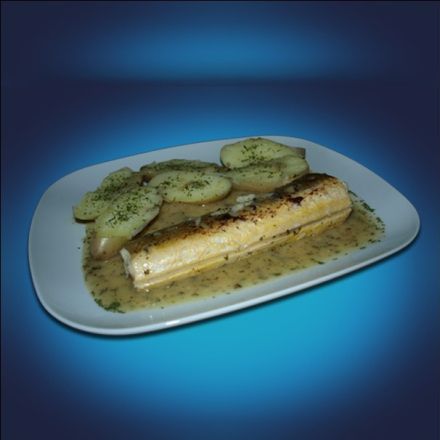 Meeraal nach Art des Fischers von Ploumanach (Bretagne)