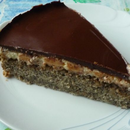 Mohnkuchen mit Schoko-Guss
