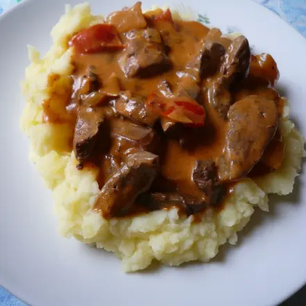 Geflügelleber-Ragout (günstig)