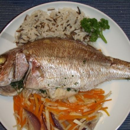 Dorade aus dem Bratschlauch