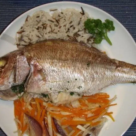 Dorade aus dem Bratschlauch