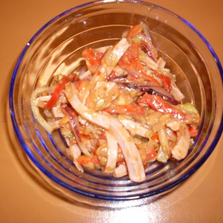 Teufelssalat mit Fleischwurst