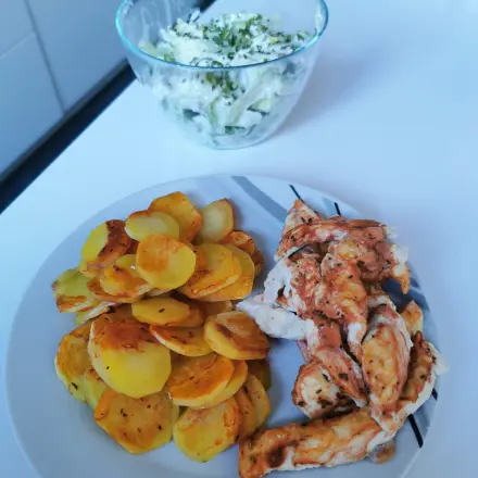 Hähnchen & Kartoffeln vom Blech