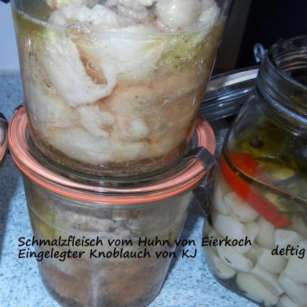 Schmalzfleisch vom Huhn