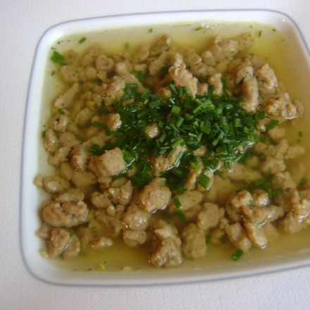 Leberreis (Leberspätzle) Suppeneinlage