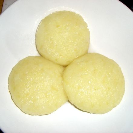 Sine Kluski - dunkle, schlesische Kartoffel-Klöße