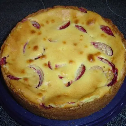 Pflaumenkuchen mit Rahmguss