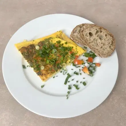 Omelett aus dem Airfryer – einfaches Rezept