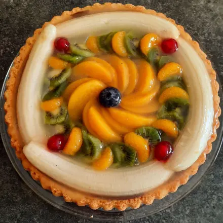 Obsttorte mit Schokolade