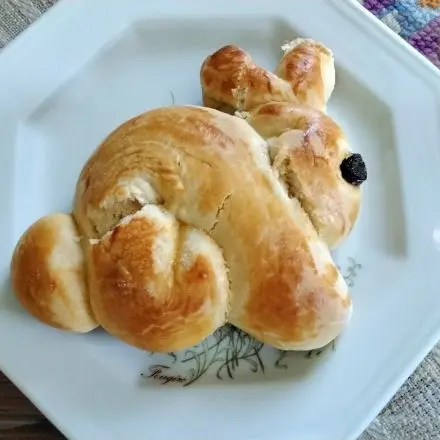 Hefe-Osterhasen mit Vanillearoma