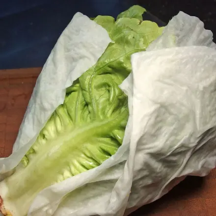 Salat oder Gemüse knackig halten