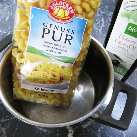 Pasta kochen nicht über