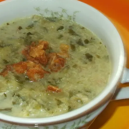 Kohlrabischaumsuppe
